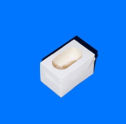 Упаковка с ложементом ForGenika MUF 2 PRO I Window White (25 шт./уп., 150 шт./кор.)