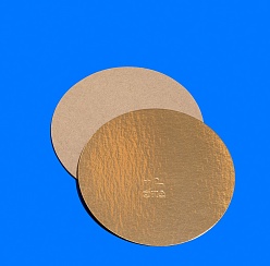 Подложка с держателем круг ForGenika BASE 0,8 Gold/Gold D 80 мм (100 шт./уп., 1600 шт./кор.)